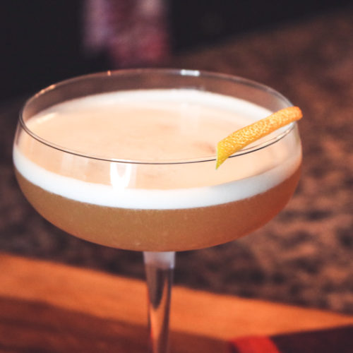 cinnamon whiskey sour