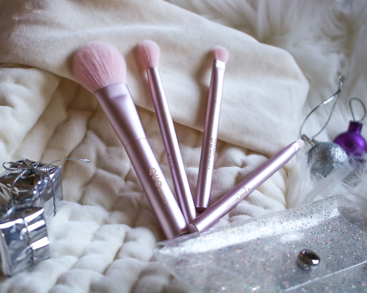 quo beauty sparkle and shine brush set