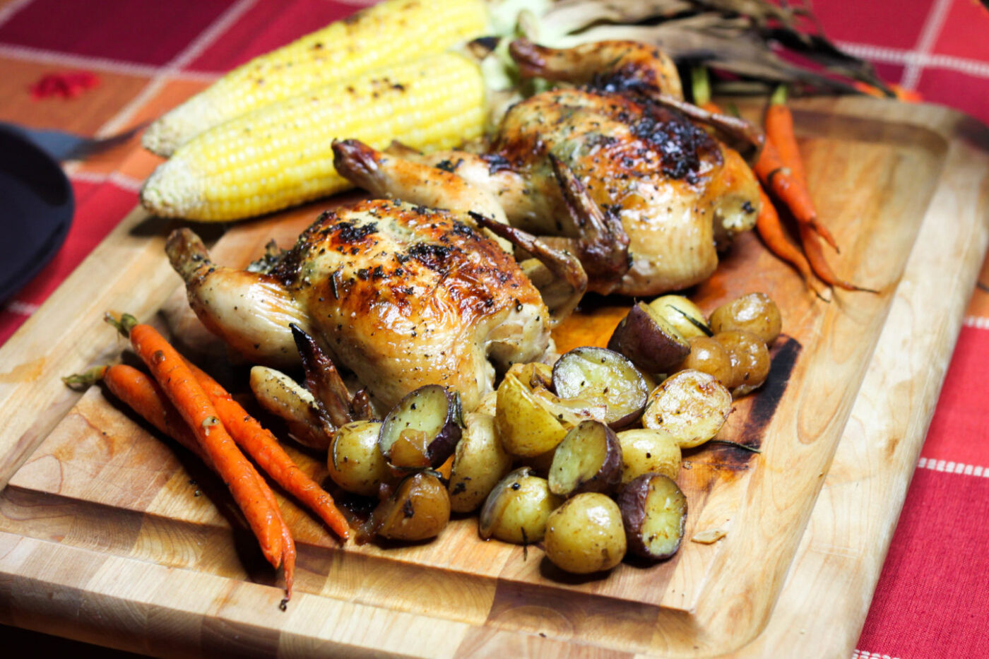 Maple and Herb-Roasted Cornish Hens Recipe | Holiday Meal ...