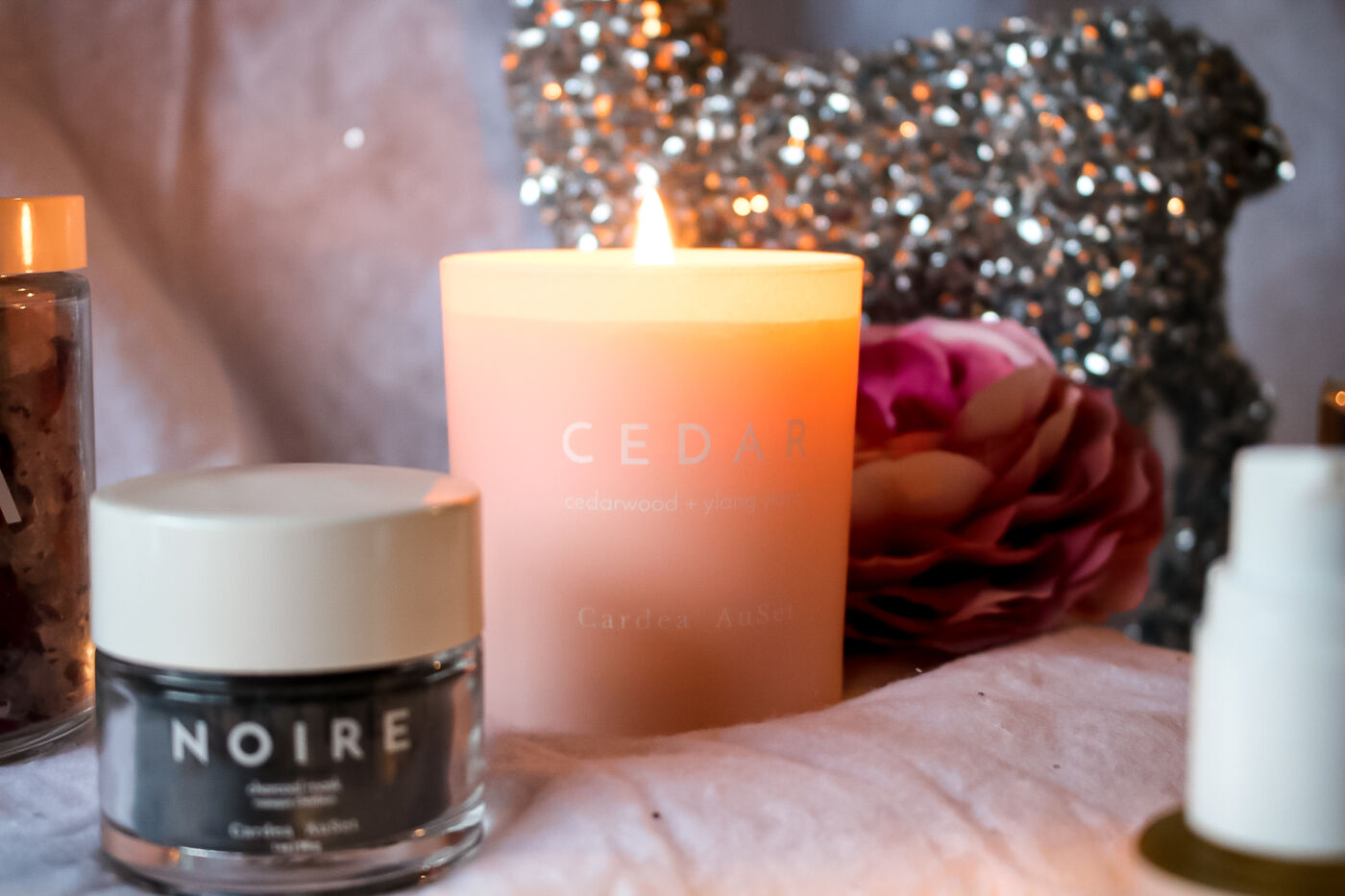 cardea auset cedar candle